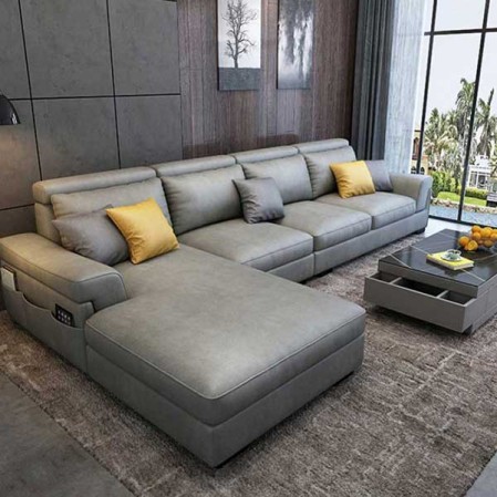 Buy Designer Corner L Shape Sofa in Delhi | SKF Decor Pvt. Ltd